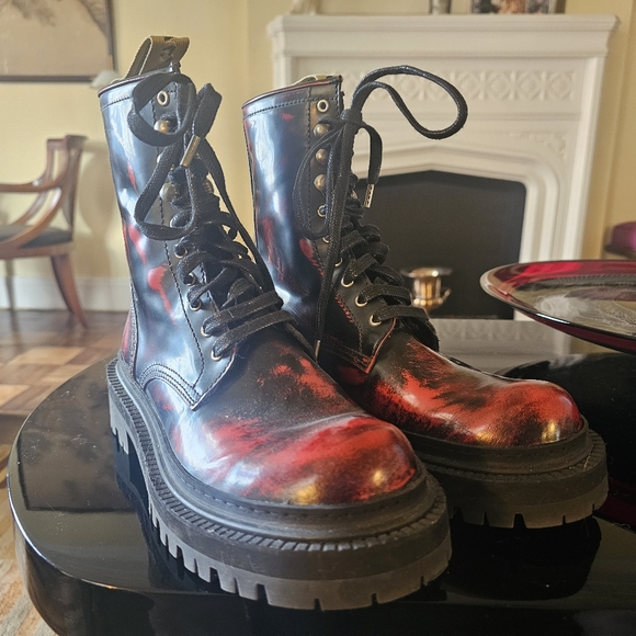 Camper Lab Eki Combat Boots - Picture 4 of 5